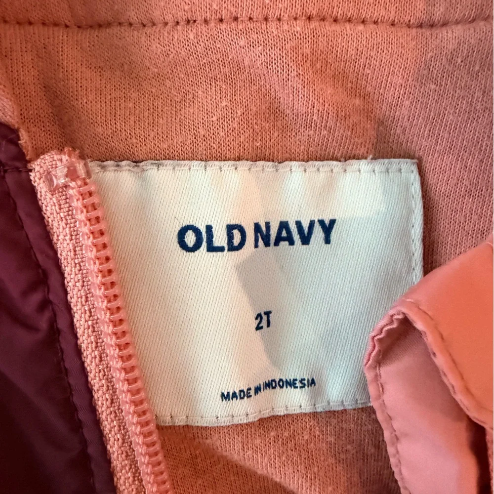 Old Navy Pink and Burgundy Jacket